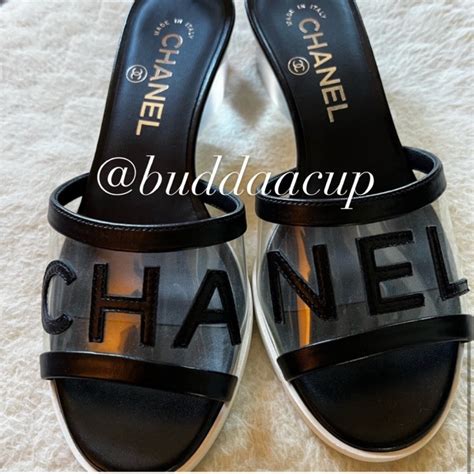 chanel pvc mules 2019|Chanel sandals 2024.